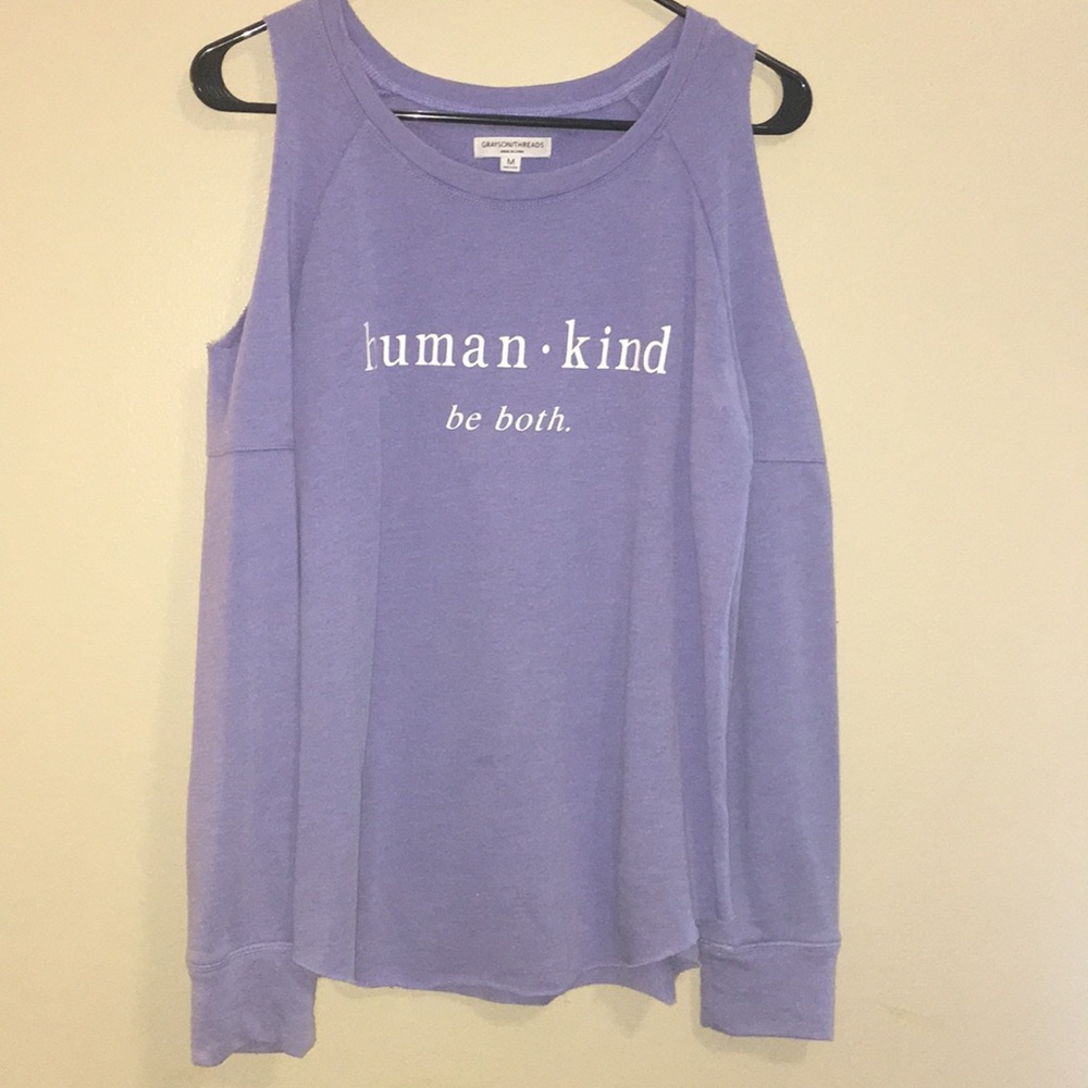 Women’s Size Medium Cold Shoulder Sweater